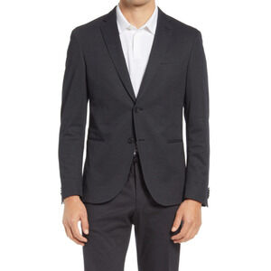 Hugo Boss Norwin4-J Slim Fit Button Blazer in Black Size 40R NEW WITH TAGS